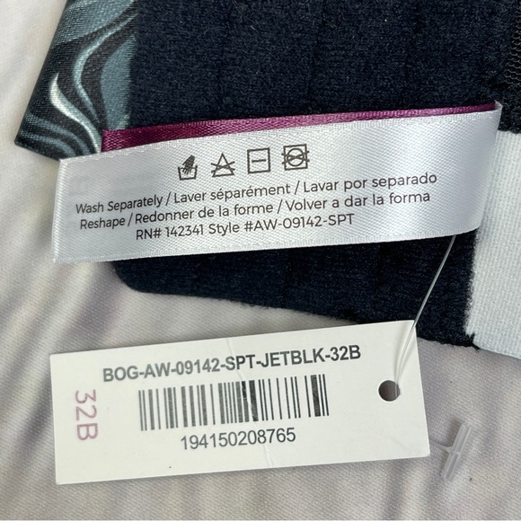 ADORE ME Micah Contour black sports bra NEW, size 32B - Picture 12 of 15